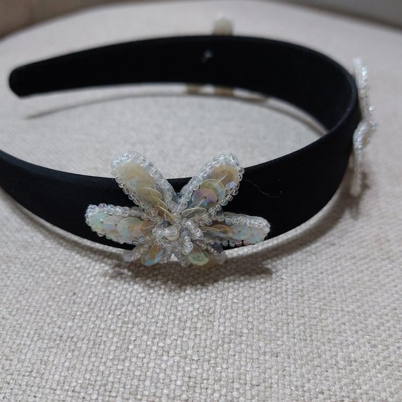 DIY Kids Headbands Bling Embroidery Shiny Beads Bundle of 2 - Picture 5 of 9